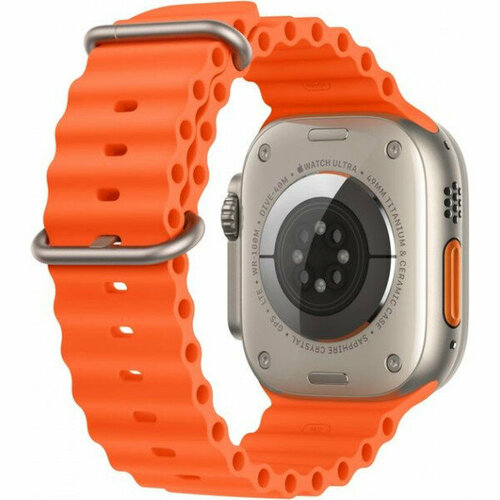 Умные часы Apple Watch Ultra 2 GPS + Cellular 49mm Titanium Case with Orange Ocean Band MREH3, Размер L