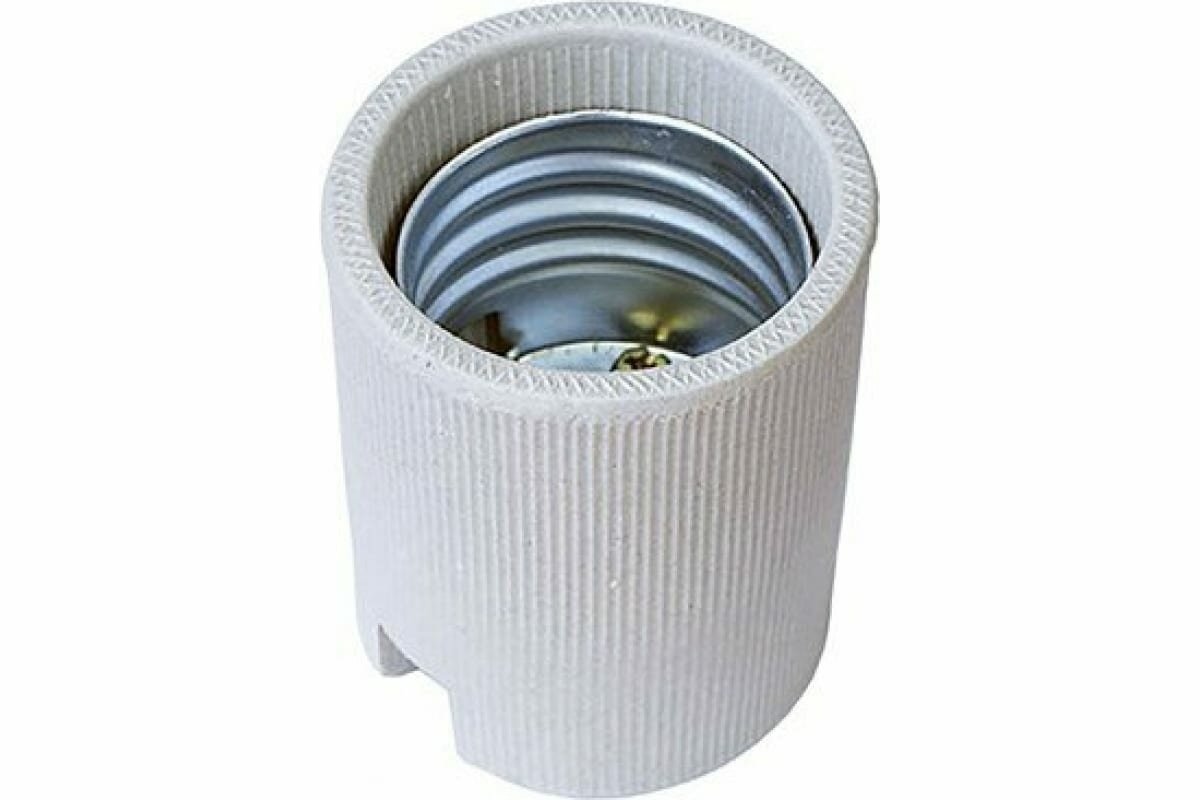 фото Патрон General Lighting Systems GLH-E40-CER-H-W керамический, Е40 подвесной белый 474008