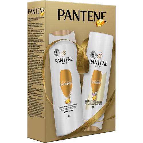 Набор подарочный Pantene Интенсивное восстановление Шампунь 250мл + Бальзам 200мл