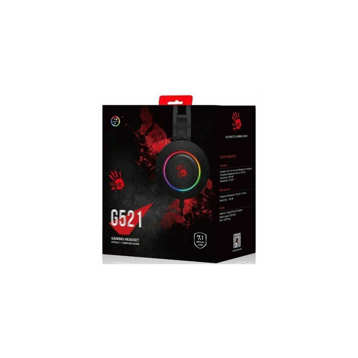 Наушники A4Tech Bloody G521 Black