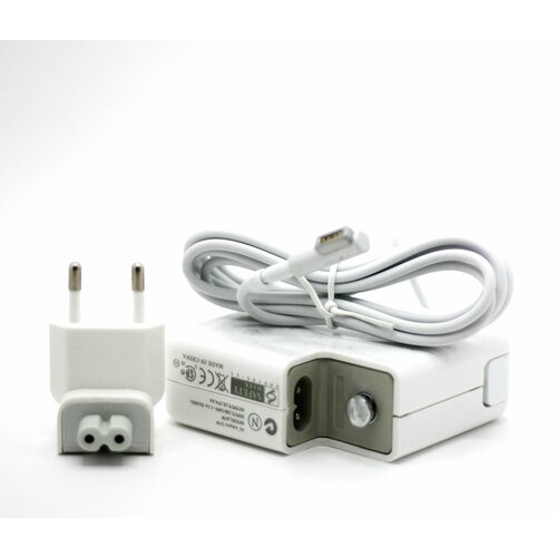 Блок питания для ноутбука Apple MacBook 85W MagSafe, 18.5V-4.6A блок питания для ноутбука apple macbook 18 5v 4 6a 85w штекер magsafe 1