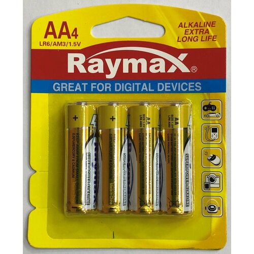 Батарейки Raymax Alkaline AA пальчиковые, 48 шт.