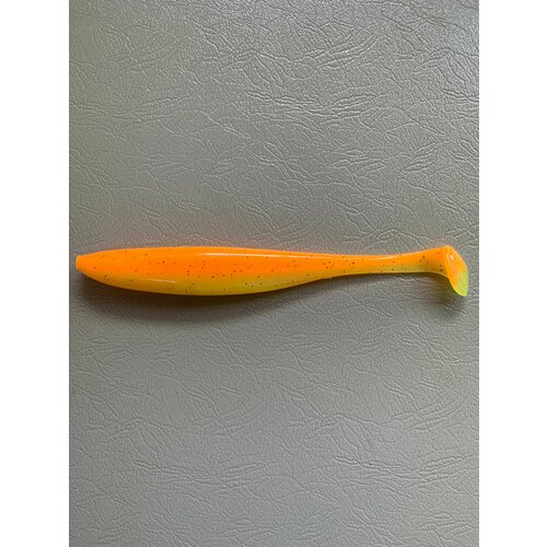 Силиконовая приманка Малёк (Easy minnow) 20 см, 1 шт, Оранжево-лимонный (Orange-Lemon).