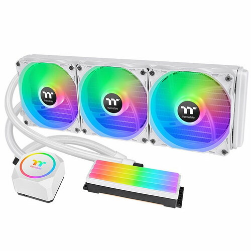 Жидкостная система охлаждения Thermaltake CL-W331-PL12WT-A Floe RC360 CPU&Memory AIO Liquid Cooler Snow Edition/All-in-one liquid cooling system/120 ARGB Fan*3/memory not include жидкостная система охлаждения thermaltake cl w331 pl12wt a floe rc360 cpu aio liquid cooler snow edition