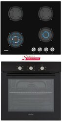 Комплект встраиваемой бытовой техники Simfer S68B571, варочная панель и духовой шкаф