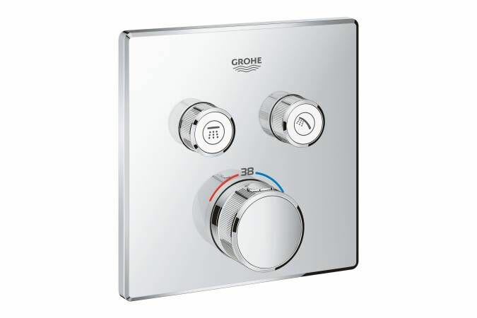 Смеситель для ванны Grohe Grohtherm SmartControl 29124000 (внешняя монтажная часть)