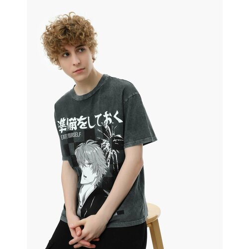 фото Футболка gloria jeans, размер 116, черный