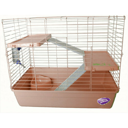 Golden Cage R2-1 Клетка для шиншилл (розовая) 70см*45см*58см