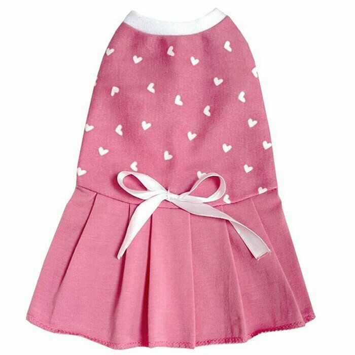 Одежда для животных платье для собак - Маленькая кокетка р.30 розовый. OSSO 1 шт.