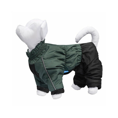 Yami-Yami одежда Комбинезон для собак на флисовой подкладке серо-зелёный размер ХL (спинка 37 см) лн26ос 0,1 кг 55966 (1 шт) yami yami одежда yami yami одежда комбинезон для собак на флисовой подкладке коричнево розовый l