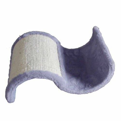 Когтеточка-волна Кот Лукас - сизалевая, 40х27х13см, цвет серый, 1 шт.