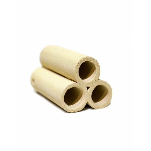 Искусственная декорация Russia для аквариума креветочник 3 трубки 115x55x6см 754₽