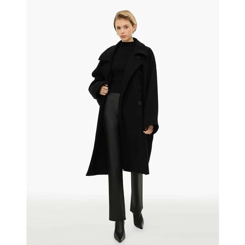 фото Пальто gloria jeans, размер xs/164-xl/170, черный