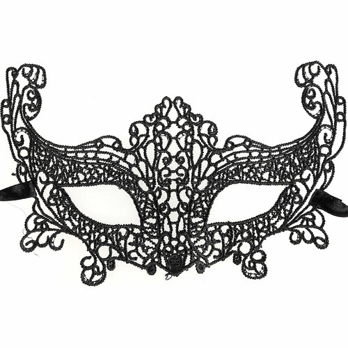 фото Маска кружевная "фантазия" - 16х24 см без бренда