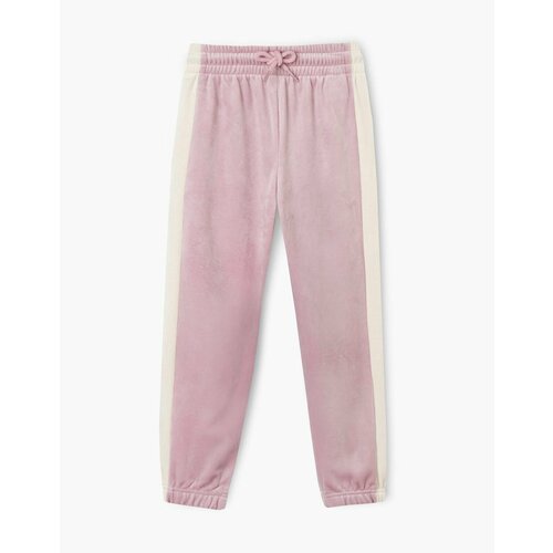 Брюки  Gloria Jeans для девочек демисезонные, размер 12 мес, розовый