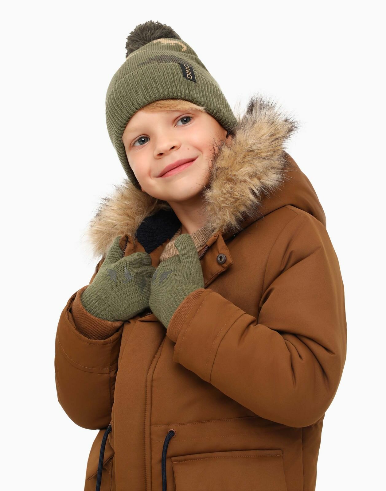 фото Перчатки Gloria Jeans BAS004980 темно-синий