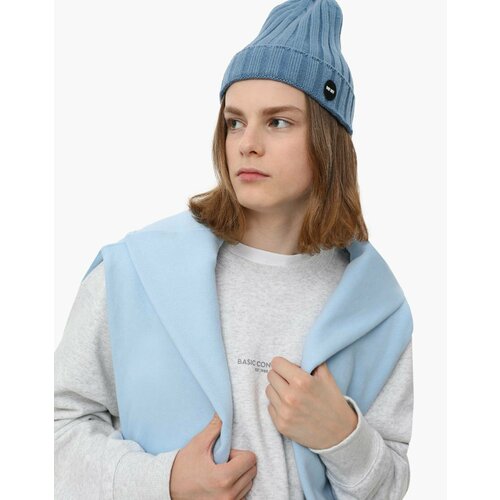 фото Шапка бини gloria jeans, размер 6-8л, голубой