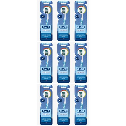 Oral-B Зубная щетка, Глубокая чистка 40 Medium, 9 уп