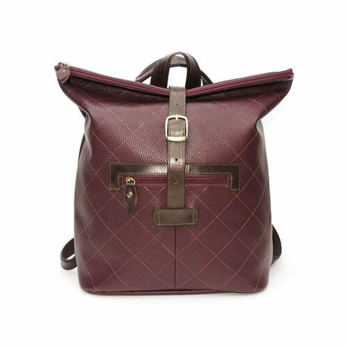 фото Рюкзак kalinovskaya, фактура зернистая, бордовый
