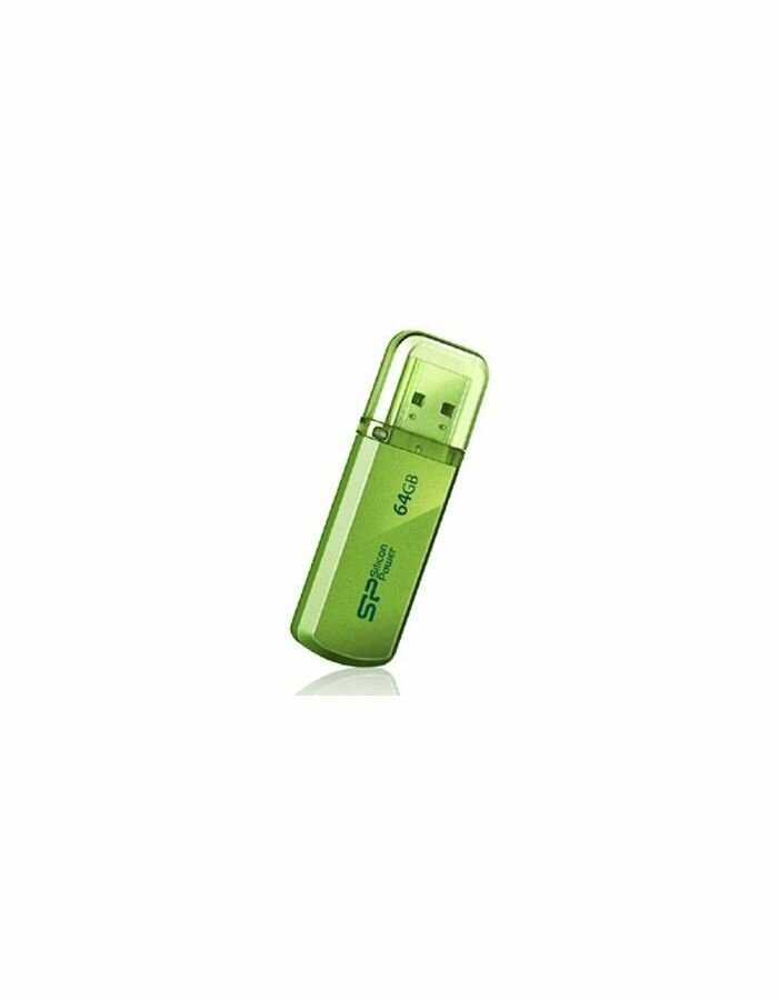 Флешка Silicon Power 64Gb Helios 101 SP064GBUF2101V1N USB2.0 зеленый