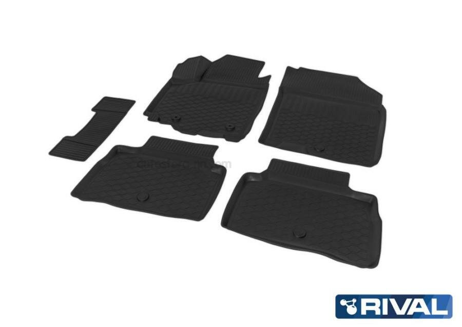 RIVAL 12809002 Коврики салона, для Kia Stinger лифтбек 2017- Comfort 2WD