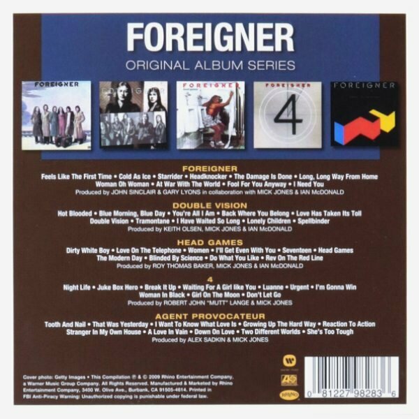 Компакт-диск Warner Music Foreigner - Original Album Series (5CD)