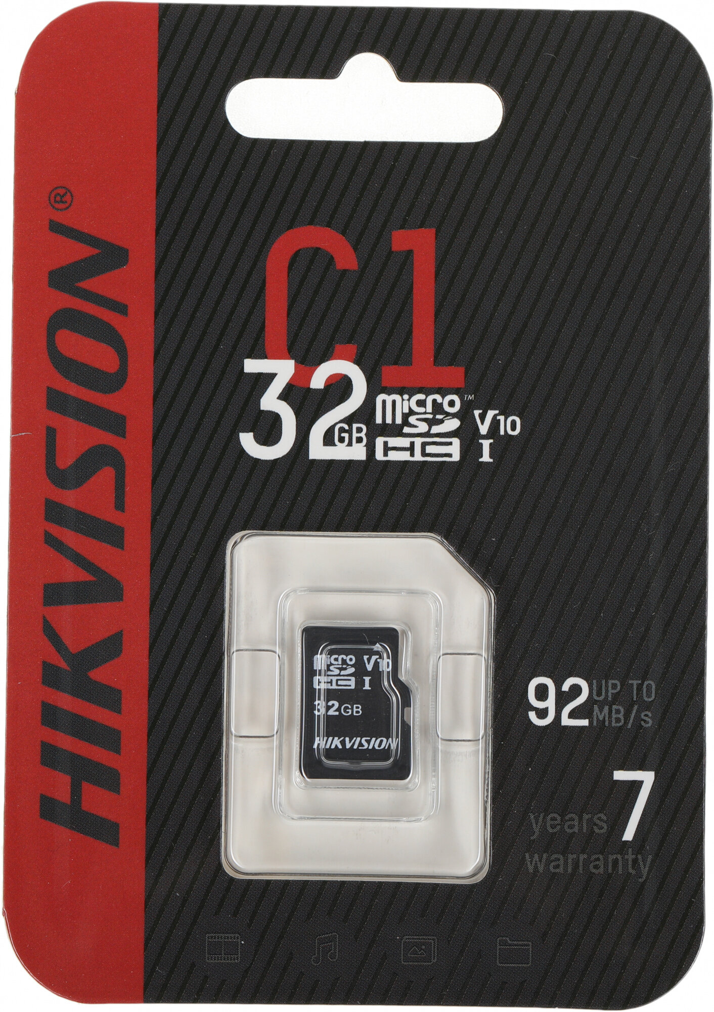 Карта памяти Hikvision microSDHC 32GB (без SD адаптера)