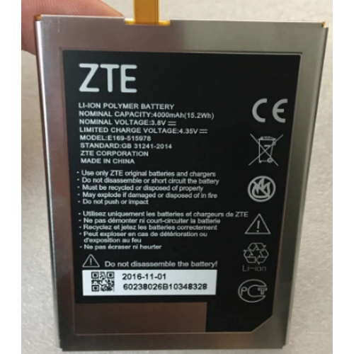 АКБ/Аккумулятор для ZTE Blade X3 (E169-515978) - Премиум аккумуляторная батарея акб для zte e169 515978 blade x3 a452 t620 q519t 4000 mah