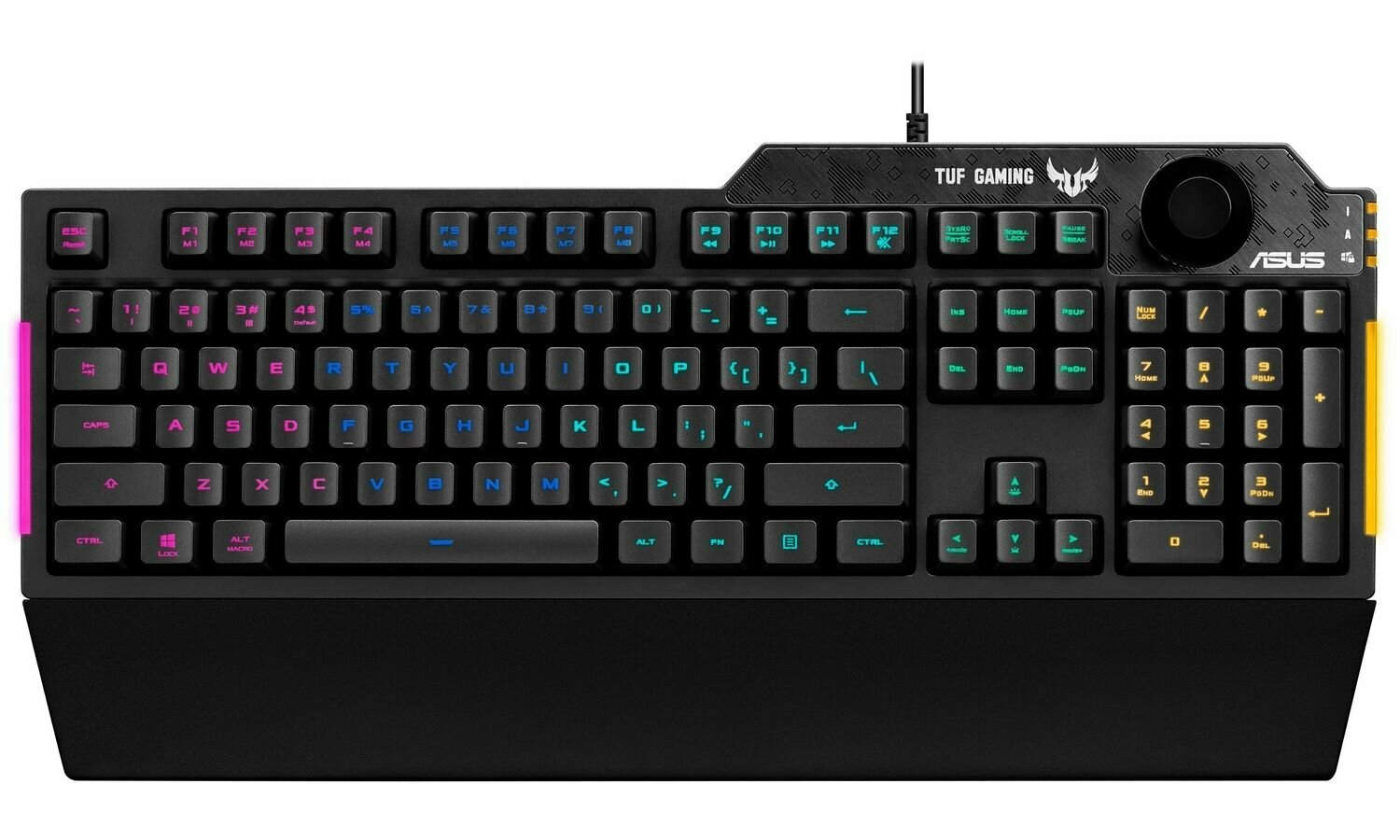 Клавиатура Asus TUF Gaming K1 чёрная (90MP01X0-BKRA00)