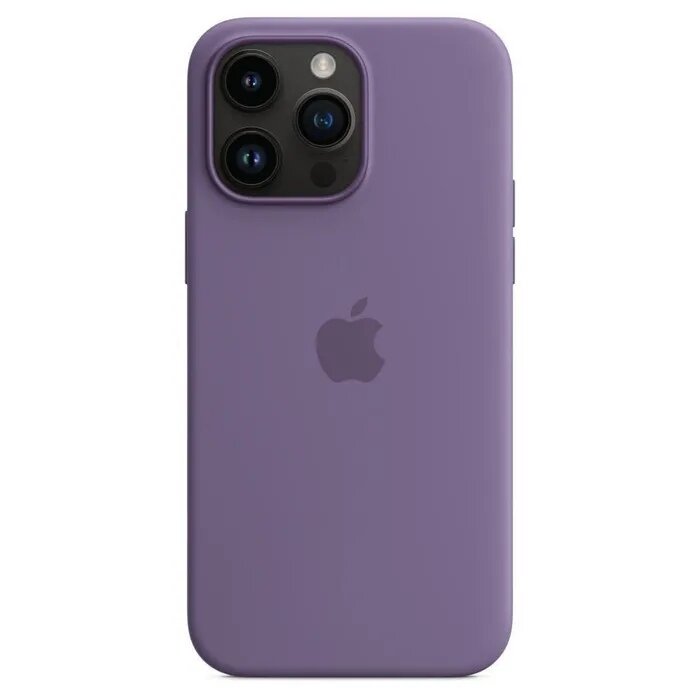 Чехол накладка для iPhone 14 Pro Silicone Case MagSafe, цветная анимация, Iris
