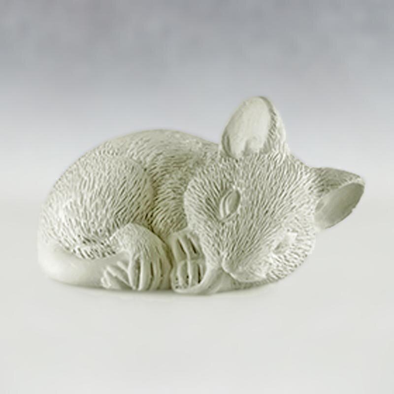 фото Фигурка гипсовая GIPS-003 Мышка 3х3.5 см, цена за 1 шт.