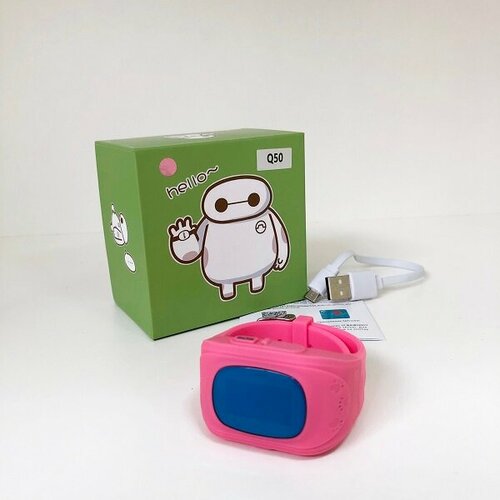 Детские смарт часы Smart Baby Watch с GPS LBS 2G Android iOS розовые 79000₽
