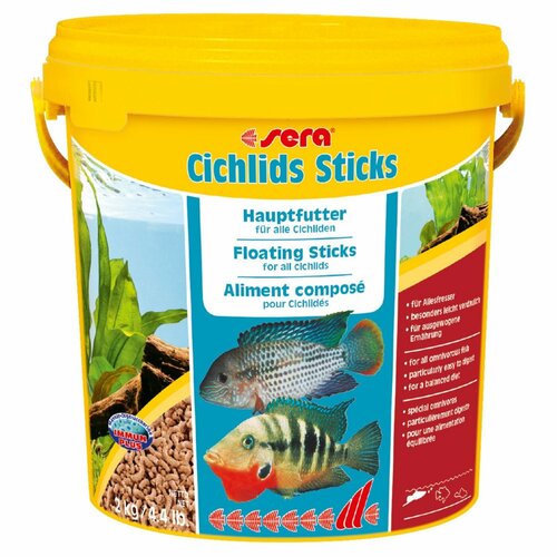 Корм для цихлид Sera Cichlids Sticks в палочках, 2 кг