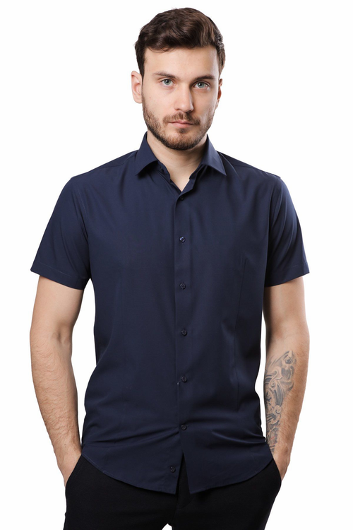 Рубашка GroStyle, размер 42/182, синий