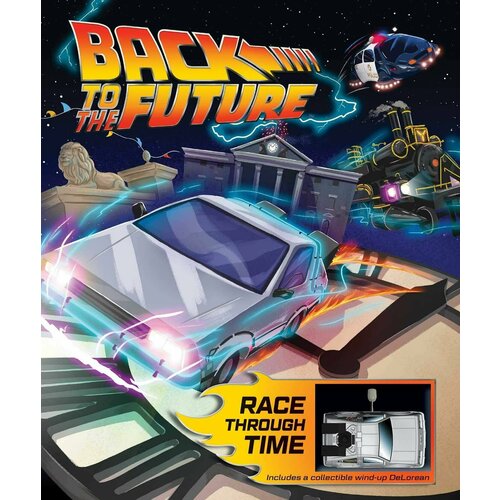 Назад в будущее интерактивная, Back to the Future: Race Through Time делориан модель в масштабе 1 32 назад в будущее back to the future die cast time machine