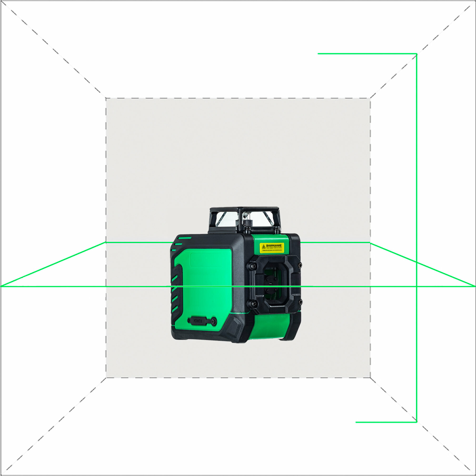 Лазерный нивелир INSTRUMAX GREENLINER 360 [im0134] - фото №16