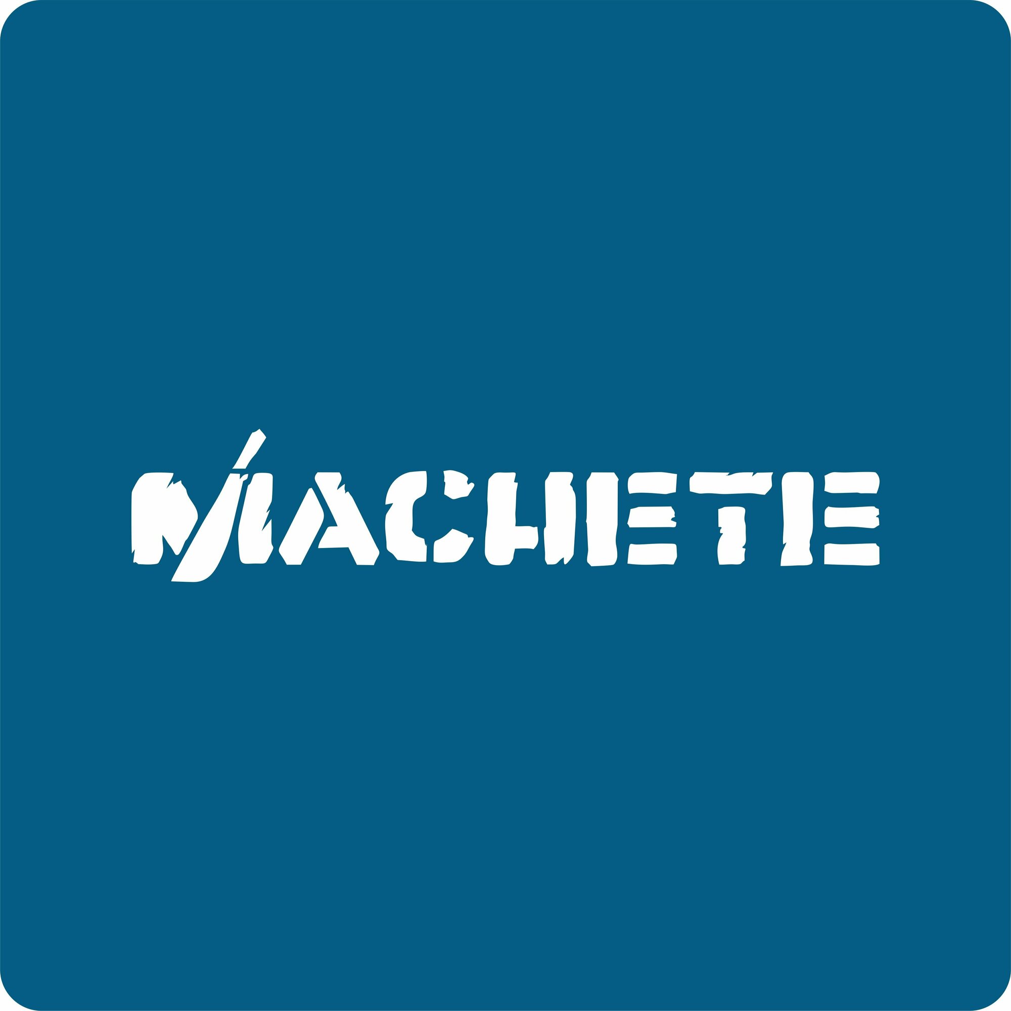 Наклейка на авто "Machete 4х20 см."