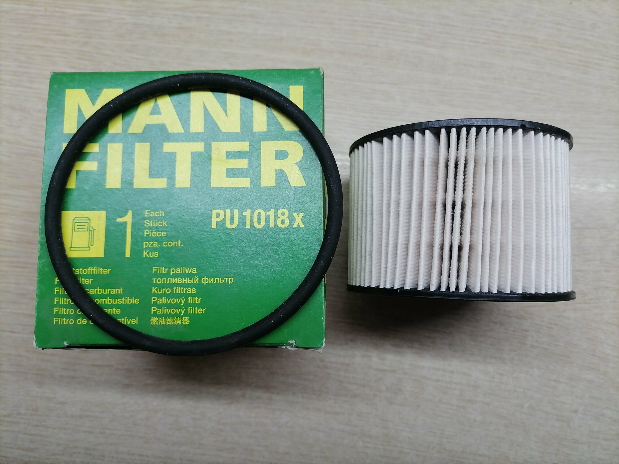 Фильтр топливный MANN-FILTER PU1018x