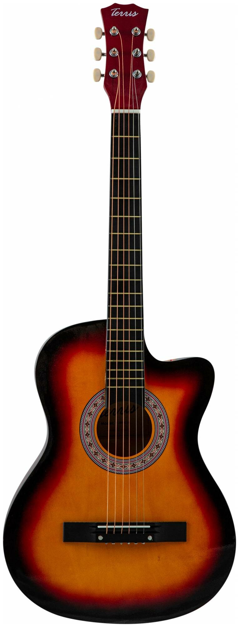 Акустическая фолк гитара Terris TF-3802C SB