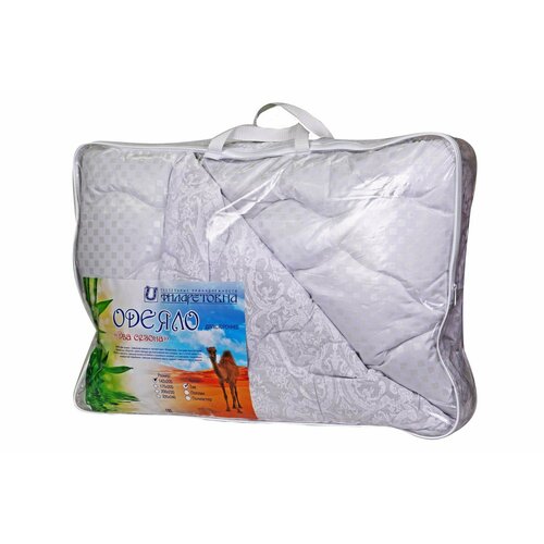 Одеяло двустороннее «Два сезона» 145 х 205 см, (300 г/м2), «Тик»