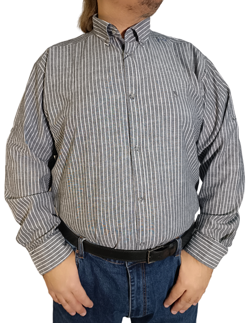 Рубашка BARCOTTI, размер 2XL, серый