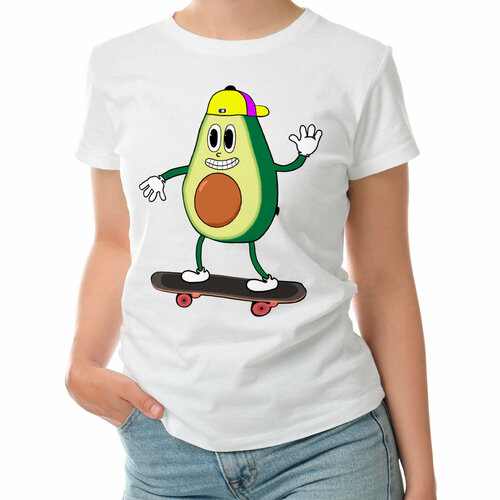 фото Футболка roly, размер l, белый