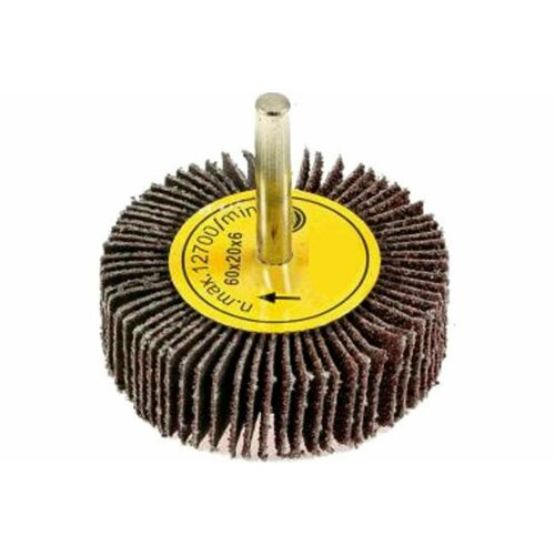 Головка-щётка лепестковая на шпильке (60x20x6 мм; P40) Orientcraft OCFW60206040