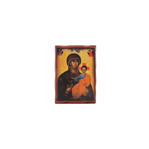 Икона печать на дереве.13х16 БМ Одигитрия #150451 икона бм одигитрия размер 60x80