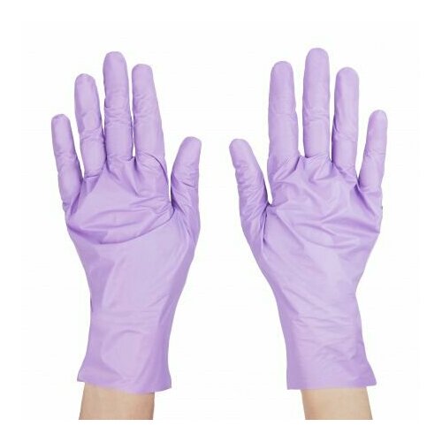 Перчатки Elegreen TPE эластомер одноразовые (фиолетовые), XS 500 пар