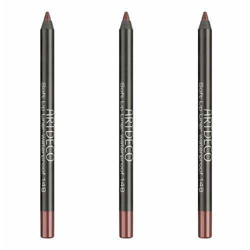 ARTDECO Водостойкий карандаш для губ Soft Lip Liner Waterproof тон 148 3 штуки 3219₽