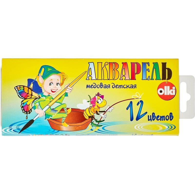 фото Краски акварельные Olki Планета творчества, 12 цветов (4579)