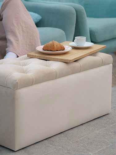 Изображение товара Пуф с ящиком для хранения Банкетка 80 см