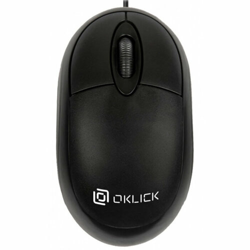 Oklick мышь Oklick 105S USB (HM-01) Black мышь проводная oklick 105s 800dpi оптическая светодиодная usb черный