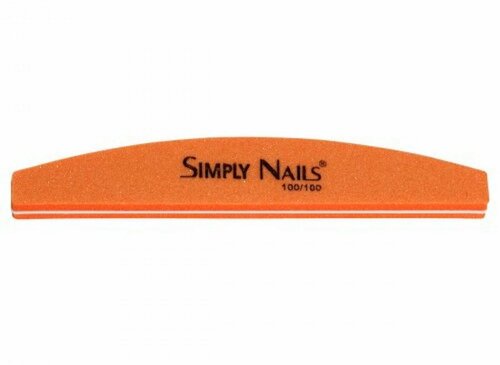 Simply Nails Пилка для ногтей 100/100 (Комплект из 10 шт.)